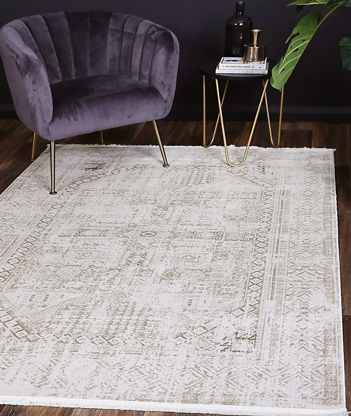 Cordelia Antique Grey & Multi Rug