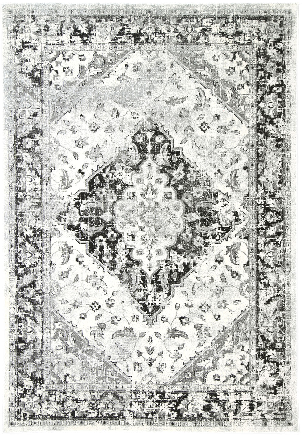 Exquisite Abundance Grey Rug