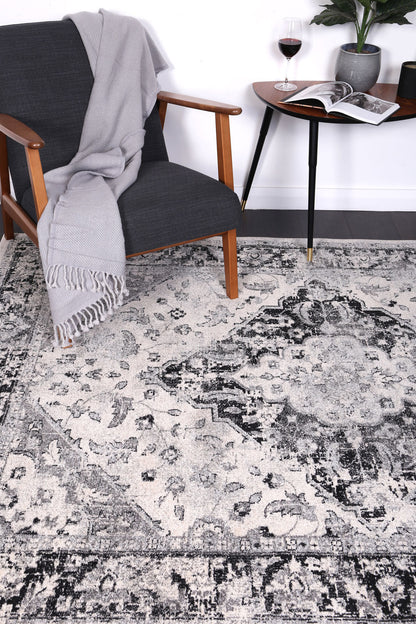 Exquisite Abundance Grey Rug