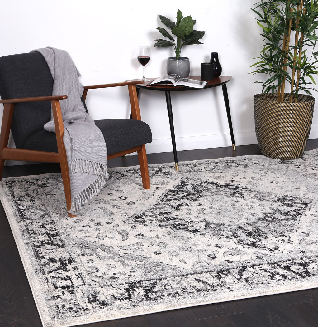 Exquisite Abundance Grey Rug
