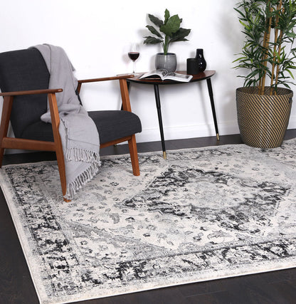 Exquisite Abundance Grey Rug