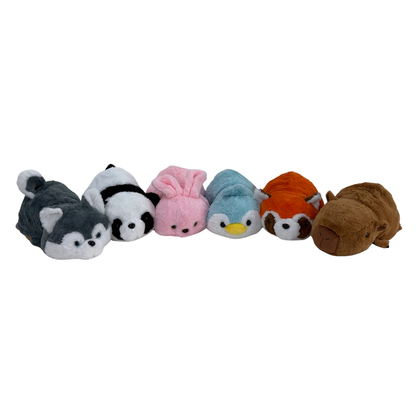 Formr Junior Flippable Plush Pals, Panda/Capybara- 35cm