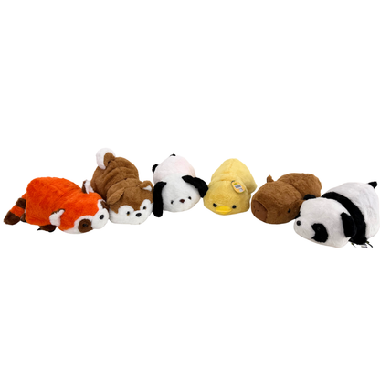 Formr Junior Flippable Plush Pals, Panda/Capybara- 35cm