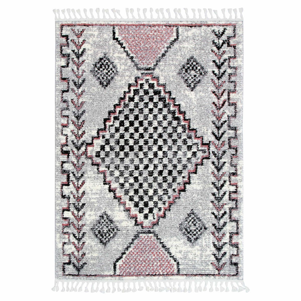 Mario Tocapus Blush Geometric Rug