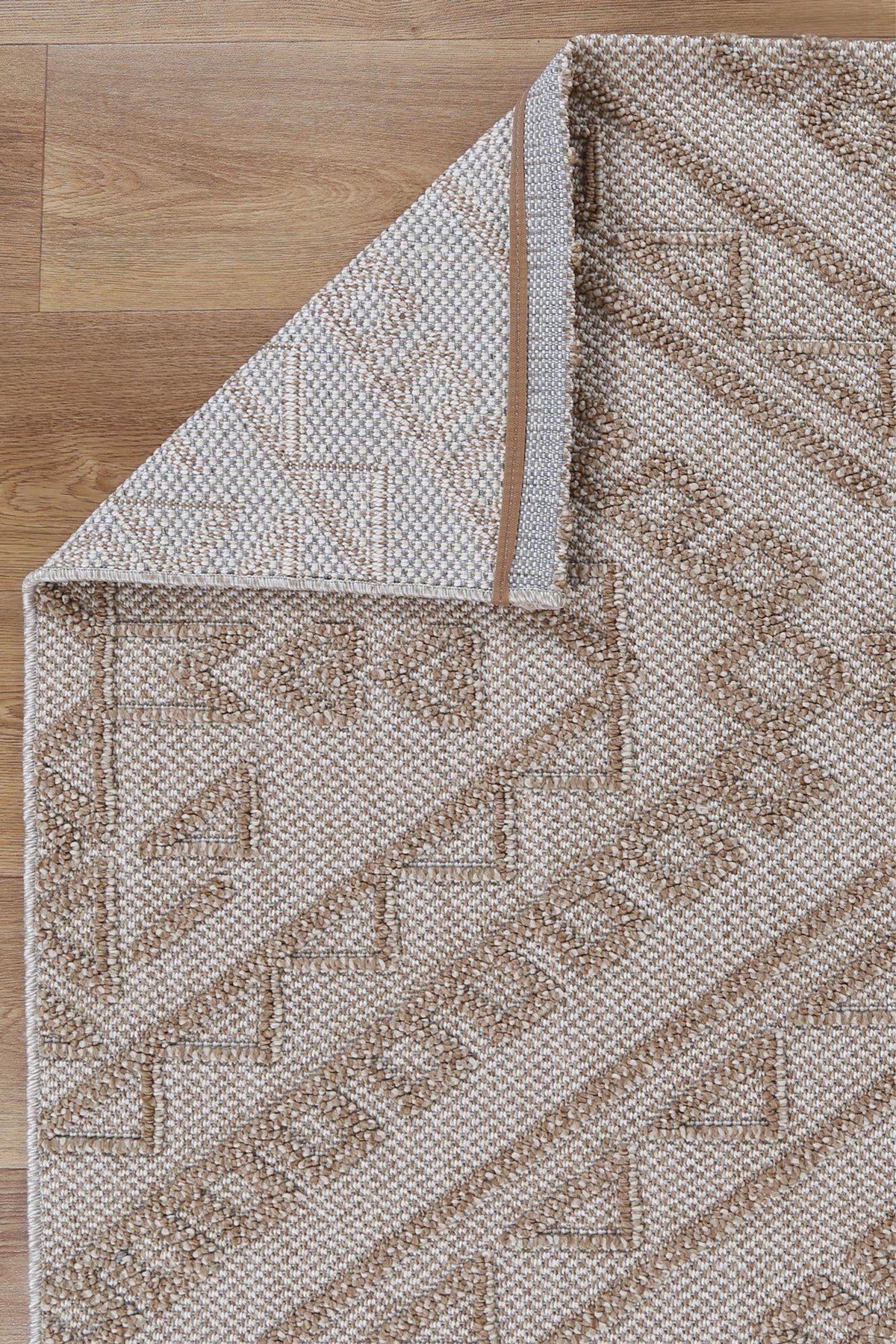 Liro Kilifa Beige Tribal Flatweave Rug
