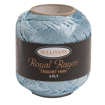 Sullivans Crochet 3ply Knitting & Crochet Yarn, 50g Royal Rayon Yarn