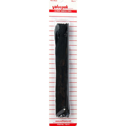 Valuepak 18cm Zips, 6pk