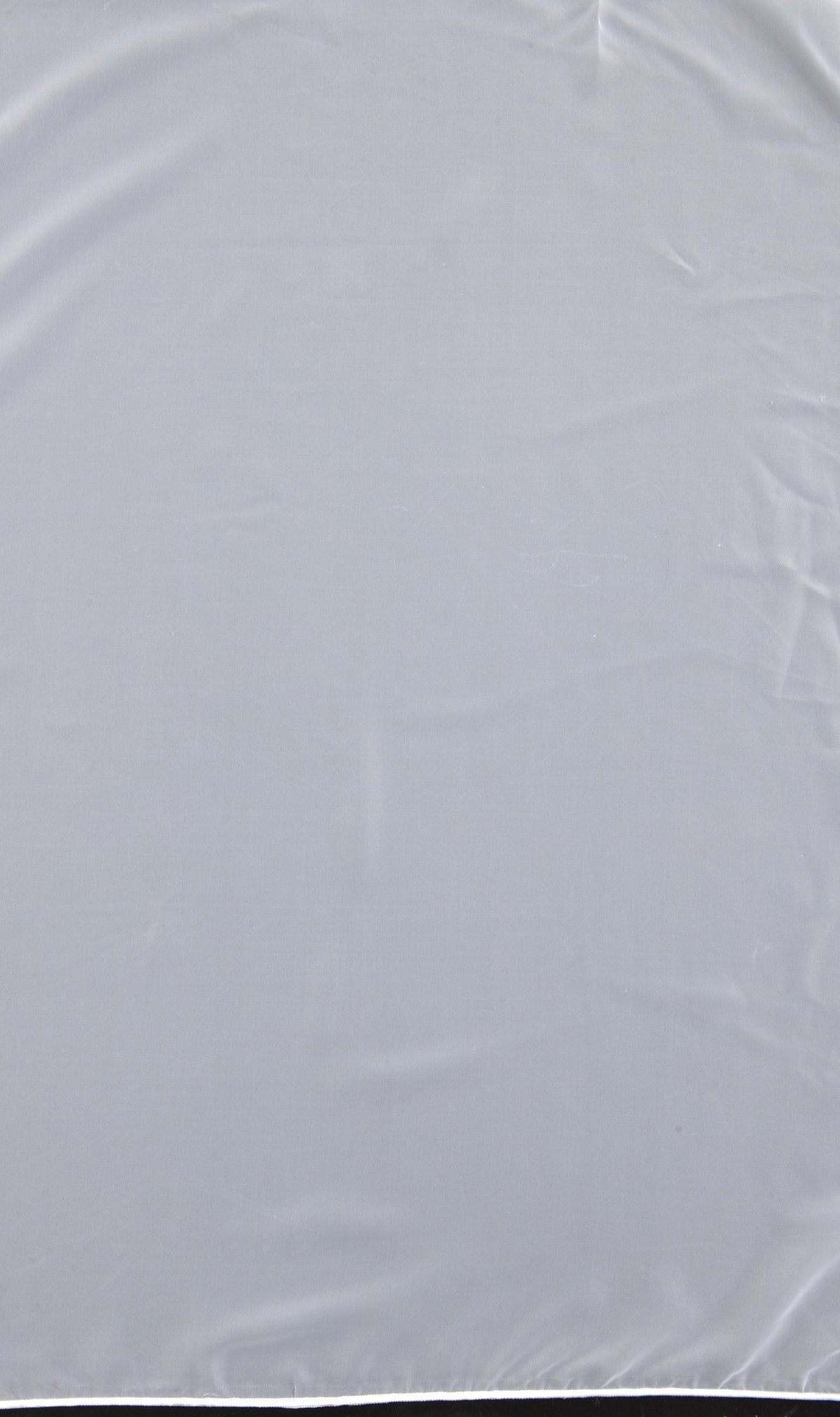 Woven Voile Curtain Fabric, White- 213cm Drop